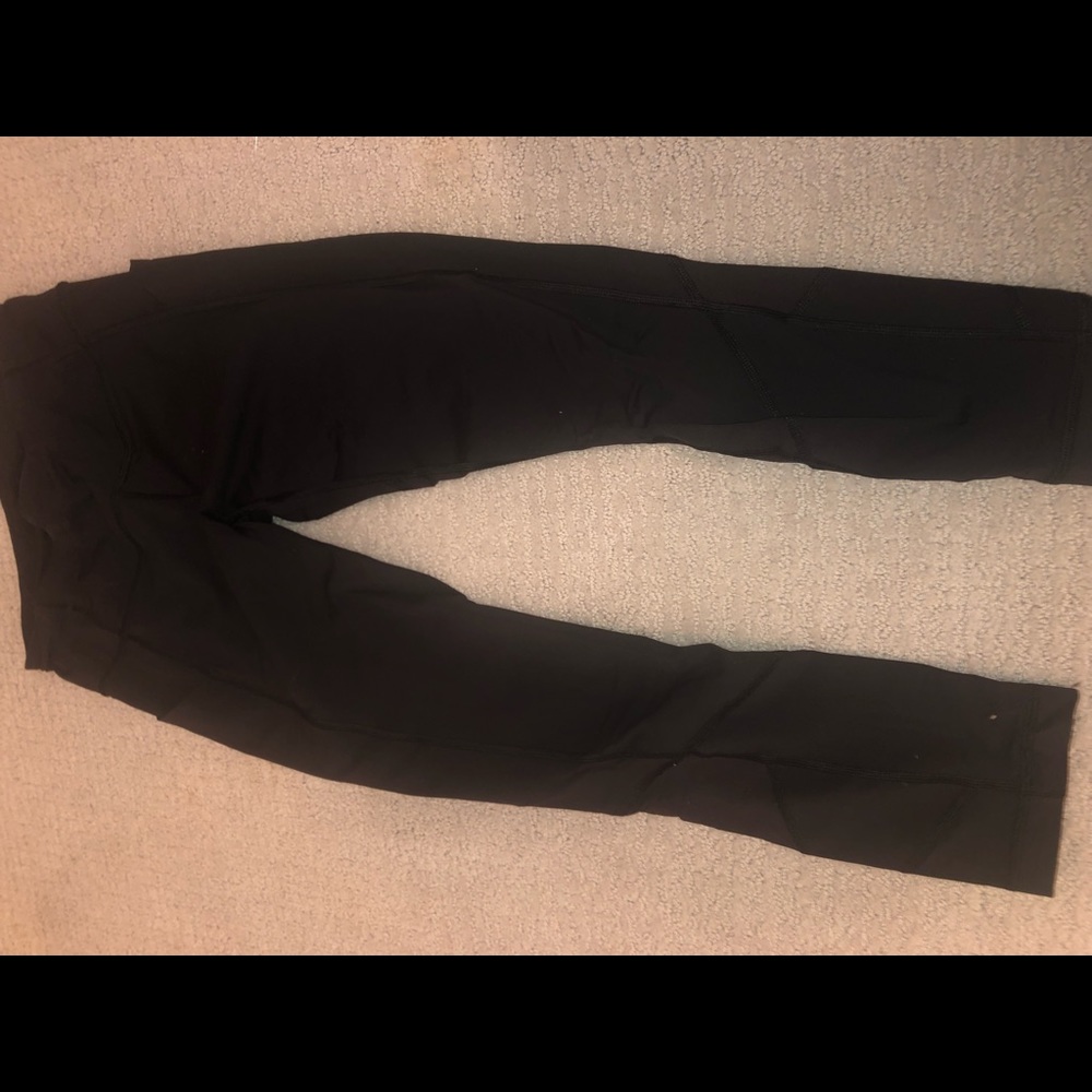 lululemon cropped black leggings